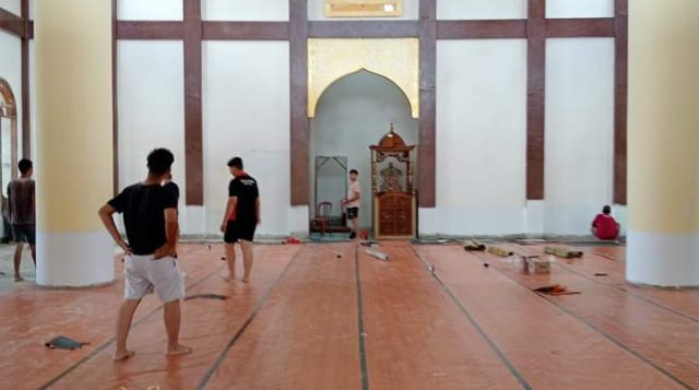 Warga Poyowa Besar Sudah Bisa Sholat di Masjid Nurul Iman, Kubah Megah Penuh Kaligrafi