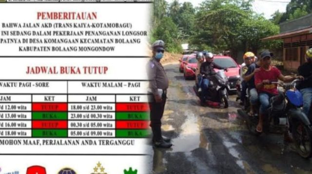 Setiap Hari Terjebak Macet, Jalan Trans di Desa Komangaan Diberlakukan Buka-Tutup
