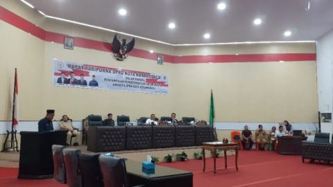 DPRD Kotamobagu Gelar Rapat Paripuna Pemberhentian Almarhum Sukardi Sugeha