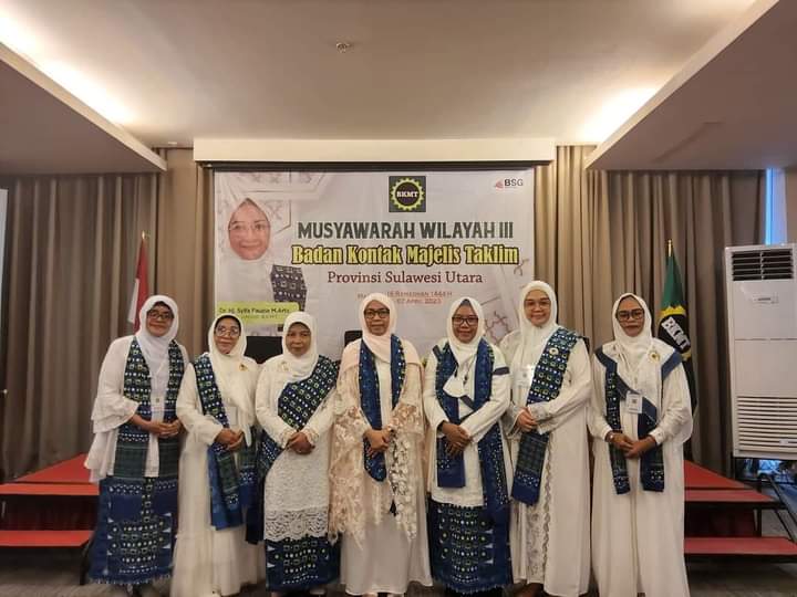 Yasti Soepredjo Mokoagow terpilih secara aklamasi ketua BKMT Sulut