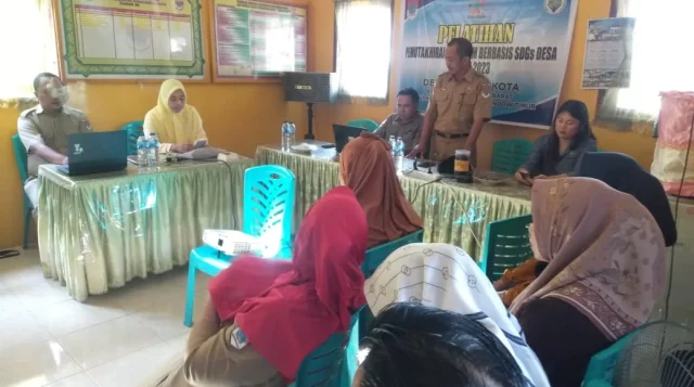 Pemdes Moyongkota Gelar Pelatihan Pemutakhiran Data IDM Berbasis SDGs Desa