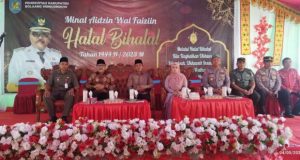 Perkuat Silaturahmi Dengan Masyarakat, Pemkab Bolmong Gelar Halal Bihalal di Desa Mopuya Utara