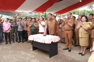 Gubernur Olly Resmikan Rumah Sakit Pratama Bolmong, Limi:Untuk Pelayanan Kesehatan Dumoga Bersatu