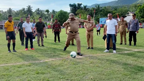 Bupati Cup 2023 Digelar, Limi Mokodompit:Untuk Menjaring Atlet Terbaik Sepak Bola