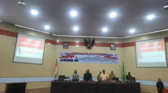 DPRD Kotamobagu Gelar Rapat Paripurna Tingkat II LKPJ 2022 dan Penetapan Ranperda Perizinan Usaha