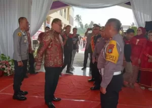 Limi Mokodompit Hadiri Pisah Sambut Kapolres Bolmong