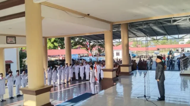 36 Anggota Paskibraka Bolmong Dikukuhkan, Berikut Ini Harapan Pj Bupati Limi Mokodompit
