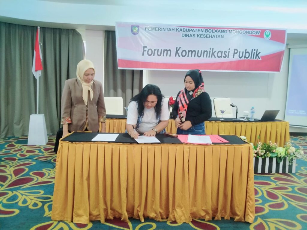 Tingkatkan Mutu Pelayanan, Dinkes Bolmong Tetapkan Delapan Pelayanan Publik
