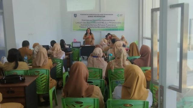 Peduli Terhadap Lansia, Dinkes Bolmong Gelar Orientasi Pendampingan