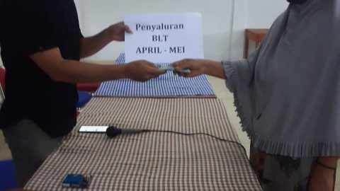 Pemdes Sumber Rejo Salurkan BLT DD Tahap II