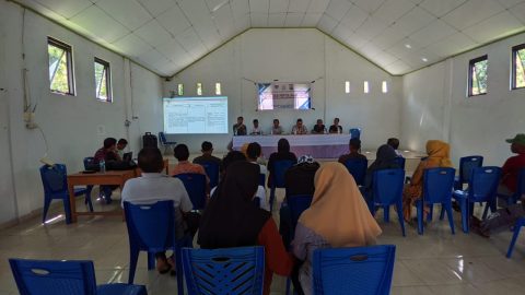 Kejari Kotamobagu Bersama Polres Beltim Gelar Sosialisasi Penyuluhan hukum di Desa Sumber Rejo