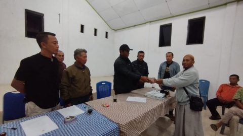 Pemdes Sumber Rejo Gelar Serah Terima Jabatan Pengurus Bumdes