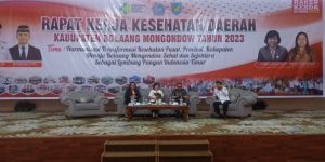 Dinkes Bolmong Gelar Rapat Kerja Kesehatan Â