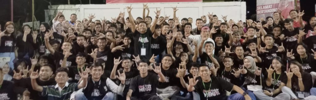 Ratusan Milenial Poyowa Bersatu Siap Menangkan MEKAL