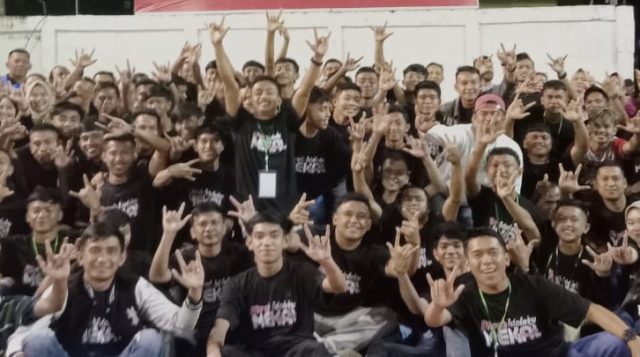Ratusan Milenial Poyowa Bersatu Siap Menangkan MEKAL