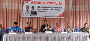 Hadiri Musrembang Desa Poyowa Besar 2, Begini Kata Meiddy Makalalag
