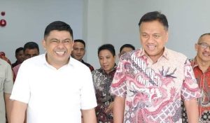 Meiddy Makalalag Dampingi Olly Dondokambey Resmikan Gedung Infeksius RSUD Kotamobagu