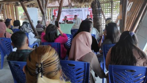 Ketua DPRD Kotamobagu Meiddy Makalalag Gelar Sosialisasi Perda Lembaga Adat