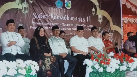 Meiddy Makalalag Dampingi Steven Kandouw Safari Ramadan di Kota Kotamobagu