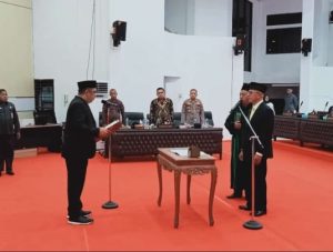 Meiddy Makalalag Pimpin Paripurna PAW Anggota DPRD Kotamobagu