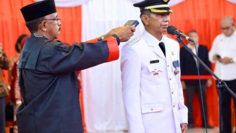 Jusnan Mokoginta Resmi Dilantik Penjabat Bupati Bolmong