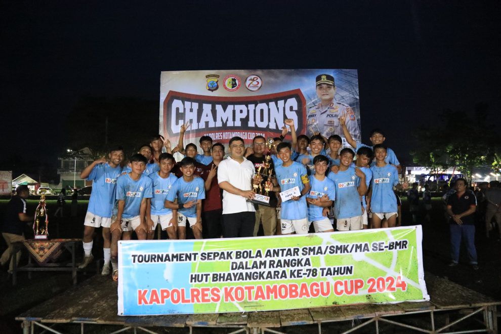 Ketua DPRD Kota Kotamobagu Hadiri Penutupan Kapolres Cup 2024