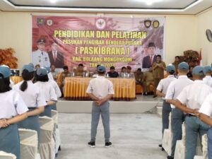 Buka Diklat Paskibraka, Begini Pesan Sekda Bolmong Abdullah Mokoginta Kepada 36 Anggota