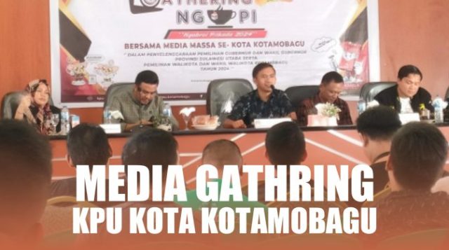 KPU Kotamobagu Ajak Insan Pers Ngopi Bersama