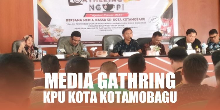 KPU Kotamobagu Ajak Insan Pers Ngopi Bersama