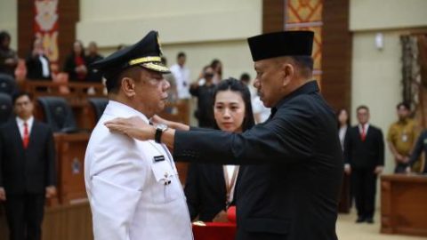 DPRD Kotamobagu Ucapkan Selamat Kepada Pj Walikota Abdullah Mokoginta