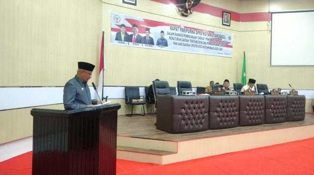 DPRD Kotamobagu Gelar Rapat Paripurna Bahas  RPJPD Tingkat I