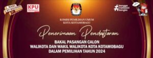 Tiga Paslon Mendaftar ke KPU Kotamobagu