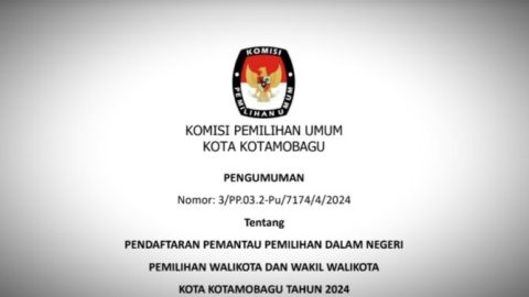 KPU Kotamobagu Buka Pendaftaran Pemantauan Pilkada 2024