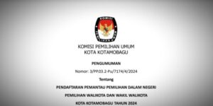 KPU Kotamobagu Buka Pendaftaran Pemantauan Pilkada 2024