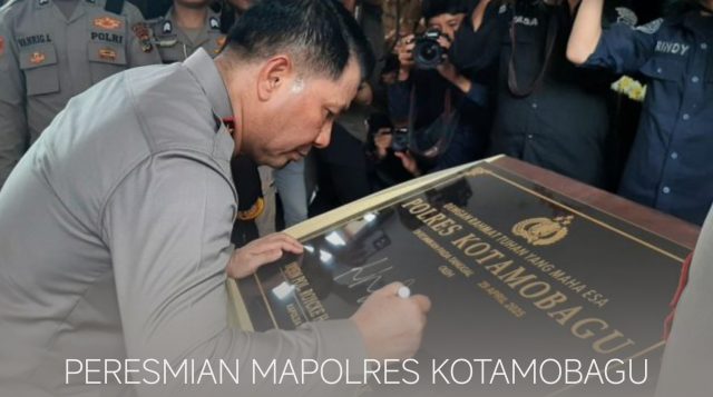 Diresmikan Kapolda Sulut, Gedung Baru Mapolres Kotamobagu Resmi Buka Pelayanan