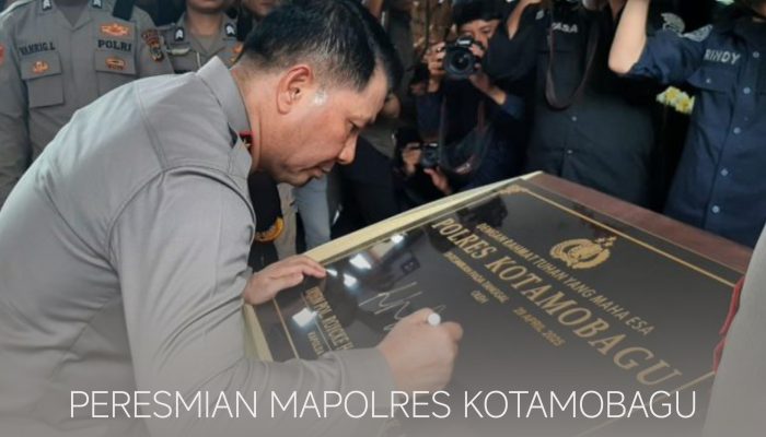 Diresmikan Kapolda Sulut, Gedung Baru Mapolres Kotamobagu Resmi Buka Pelayanan