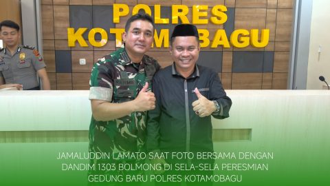 Kakan Kemenag Jamaluddin Lamato Hadiri Peresmian Mapolres Kotamobagu