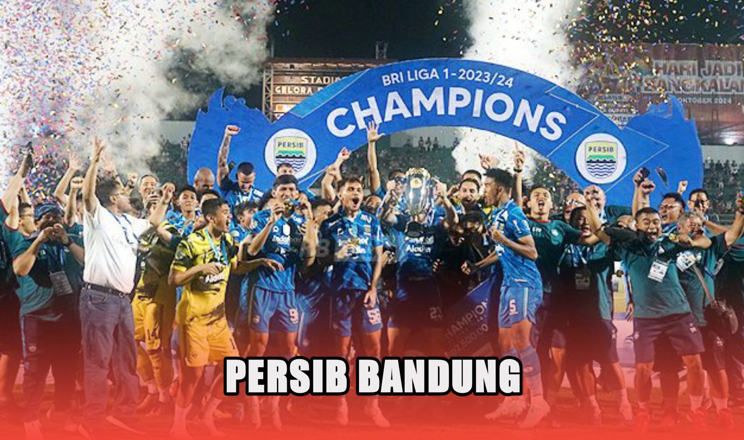 Skuad Persib Bandung saat Juara Liga 1 Musim 2023-2024 (foto: Adam Husein/Republikbobotoh.com)