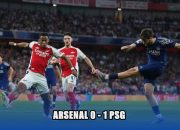 Tumbang 0-1 di Kandang Sendiri, Arsenal Harus Kerja Keras di Markas PSG