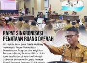 Sekprov Sulut Tahlis Gallang Pimpin Rapat Sinkronisasi Penataan Ruang Daerah