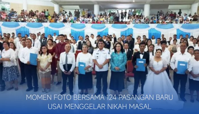 124 Pasangan di Sulut Nikah Massal