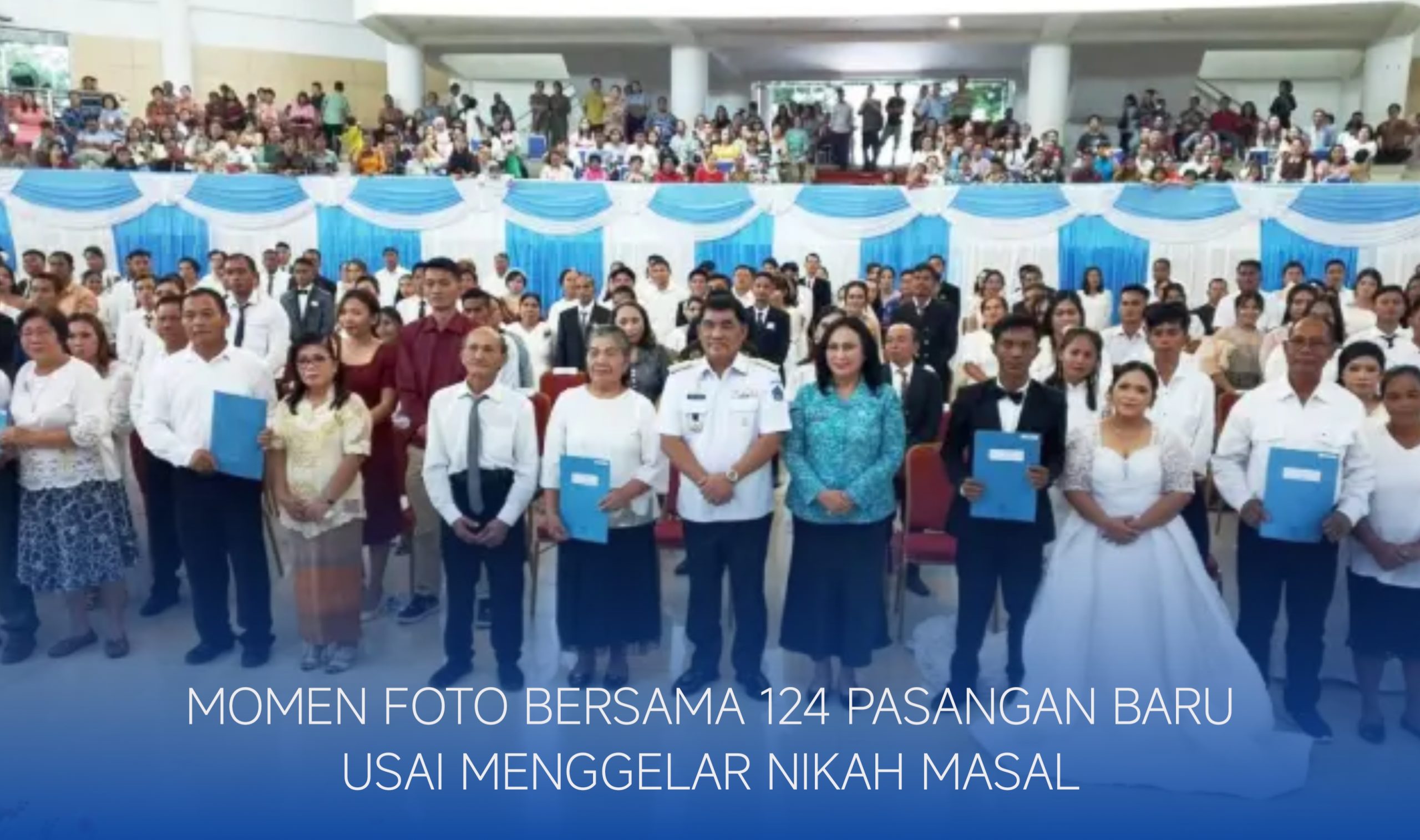 124 Pasangan di Sulut Nikah Massal