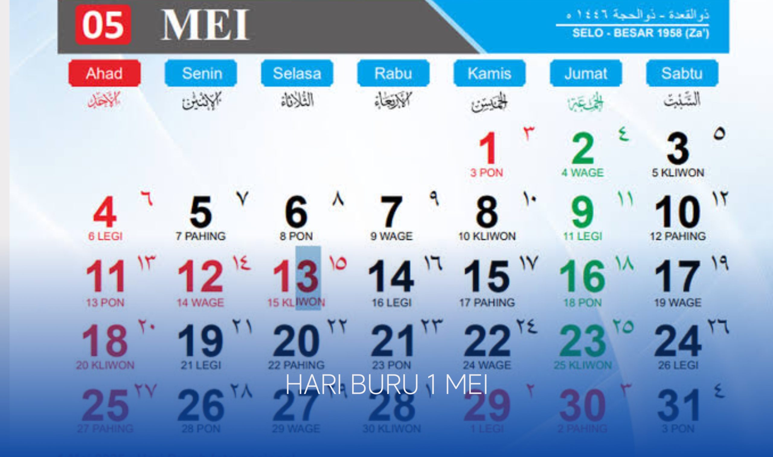 1 Mei