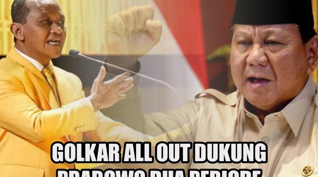 Golkar All Out Dukung Prabowo Dua Periode
