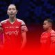 Ganda campuran Indonesia Rehan Naufal Kusharjanto/Gloria Emanuelle Widjaja sat berlaga di Piala Sudirman Cup 2025 (foto: PBSI)