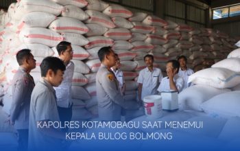 Kapolres Kotamobagu Menemui Kepala Bulog Bolmong