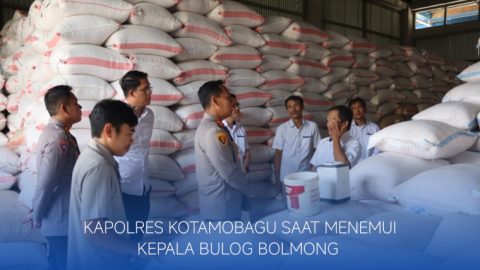 Temui Bulog, Kapolres Kotamobagu Bahas Soal Harga Jagung dan Dominasi Tengkulak