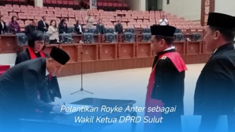 Drama PAW Billy Lombok Usai, Royke Anter Resmi Dilantik Wakil Ketua DPRD Sulut dari Demokrat
