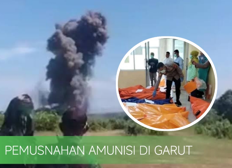 Ledakan Pemusnahan Amunisi di Garut
