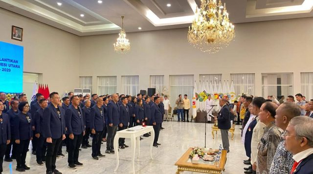 Ini Daftar Pengurus KONI Sulut 2025-2029 yang Dilantik Gubenur Yulius Selvanus